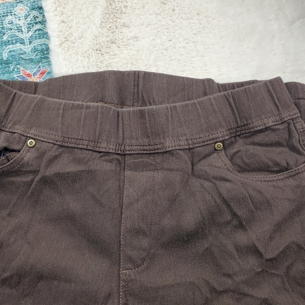 Woolrich Brown Pull On Pants Women Medium - Picture 4 of 8